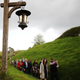 New Zealand Prime Minister Jacinda Ardern visiting the LOTR movie set